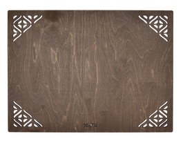 Hermia Corpat - Wenge Juego de Salvamanteles de Madera (6 Piezas)